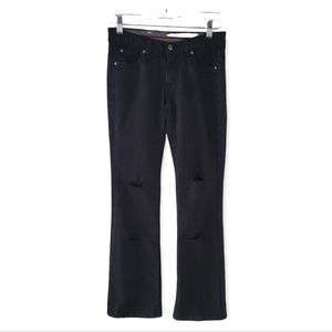 Jelessy Women's Black Distressed Slim Fit Jeans Size 25